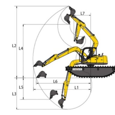 5-8 Ton Amphibious Excavator