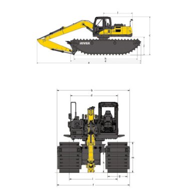 5-8 Ton Amphibious Excavator