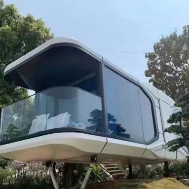 Customizable, Steel Frame, Aluminum Alloy Sheet, Accommodation Vacation, Space Capsule, Apple Capsule, Movable House