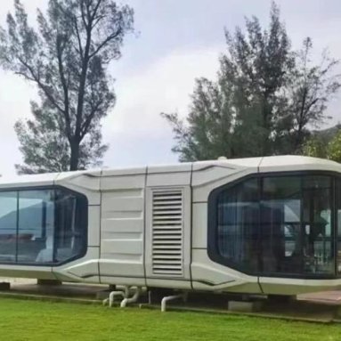 Customized Vacation Space Capsule Large A Frame House Prefabricated Cabin