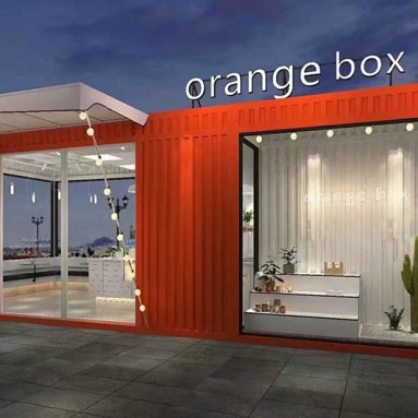 Portable shipping container store prefab mobile shop pop-up retail store