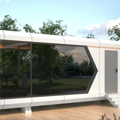 Smart mobile tiny house prefabricated luxury space capsule house