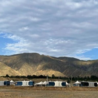 Space Capsule Camping Base in Qinghai