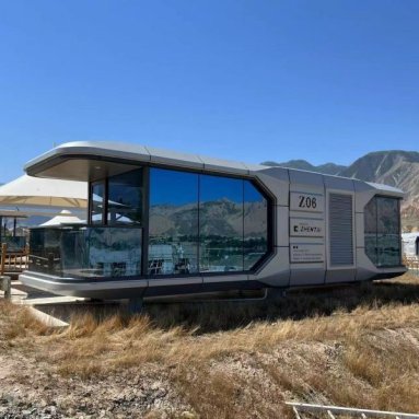 Space Capsule Camping Base in Qinghai