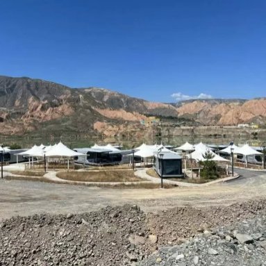 Space Capsule Camping Base in Qinghai